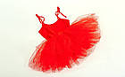 Купальник для танців з пишною спідницею Пачка дитячий червоний CO-128-R (р-р S-XL, зріст 110-165 см), фото 3