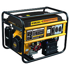 Генератор 5-5,5 кВт бензиновий 4-х тактний Sigma 5710311