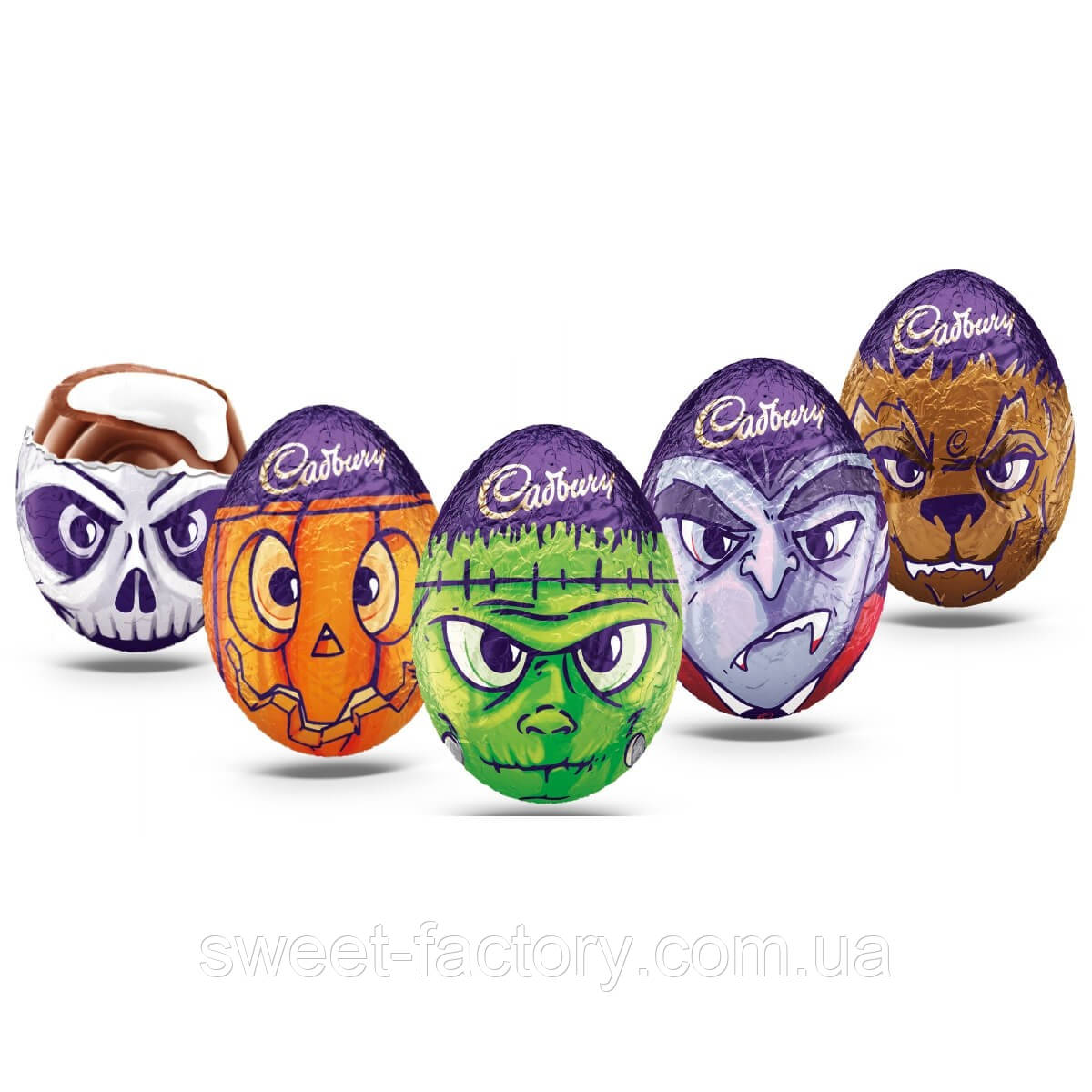 Шоколадне яйце Cadbury Goo Heads Halloween 1 egg 40 g