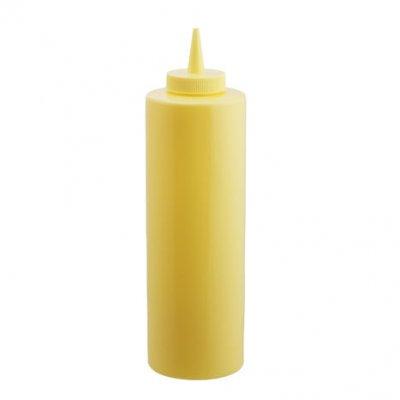 Диспенсер пластиковий для соусів і сиропів жовтого кольору V 700 мл (шт)
