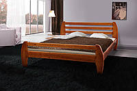 Кровать деревянная двуспальная Галакси 1,4м сосна