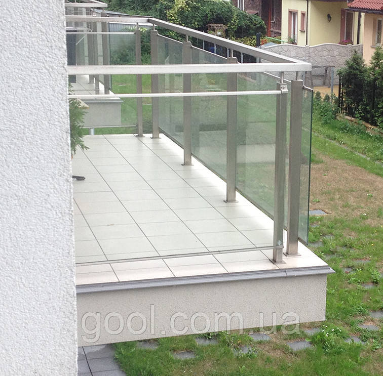 Профиль для балконов и террас под плитку алюминиевый 2 м.п. тип К30 .