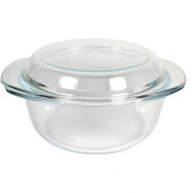 Каструля скляна жароміцна з кришкою V 700 мл (шт)