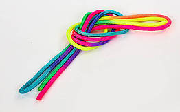 Скакалка для художньої гімнастики l-3м Веселка C-6270 (PL, d-10мм)