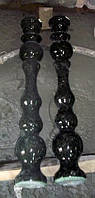 Балясины гранитные с черного камня