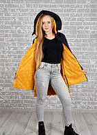 Жіноча парку двоколірна