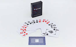 Гральні картки пластикові IG-6010 POKER CLUB (колода в 54 аркуші, товщина-0,32 мм)