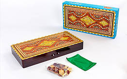 Нарди настільна гра MDF W5897 (MDF, р-р дошки 48 см x 48 см)