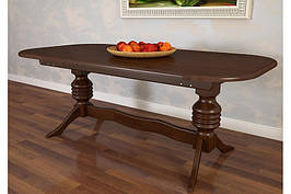 Стіл обідній розкладний Гетьман горіх