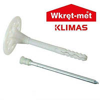 Дюбель для ізоляції з металевим стрижнем і термоголовкою Wkret-Met LMX 10х90 (200 шт/упак)