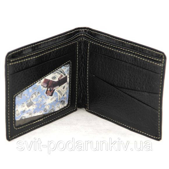Портмоне чоловіче P-7 шкірозамінник крокодила в ромбі, фото 1