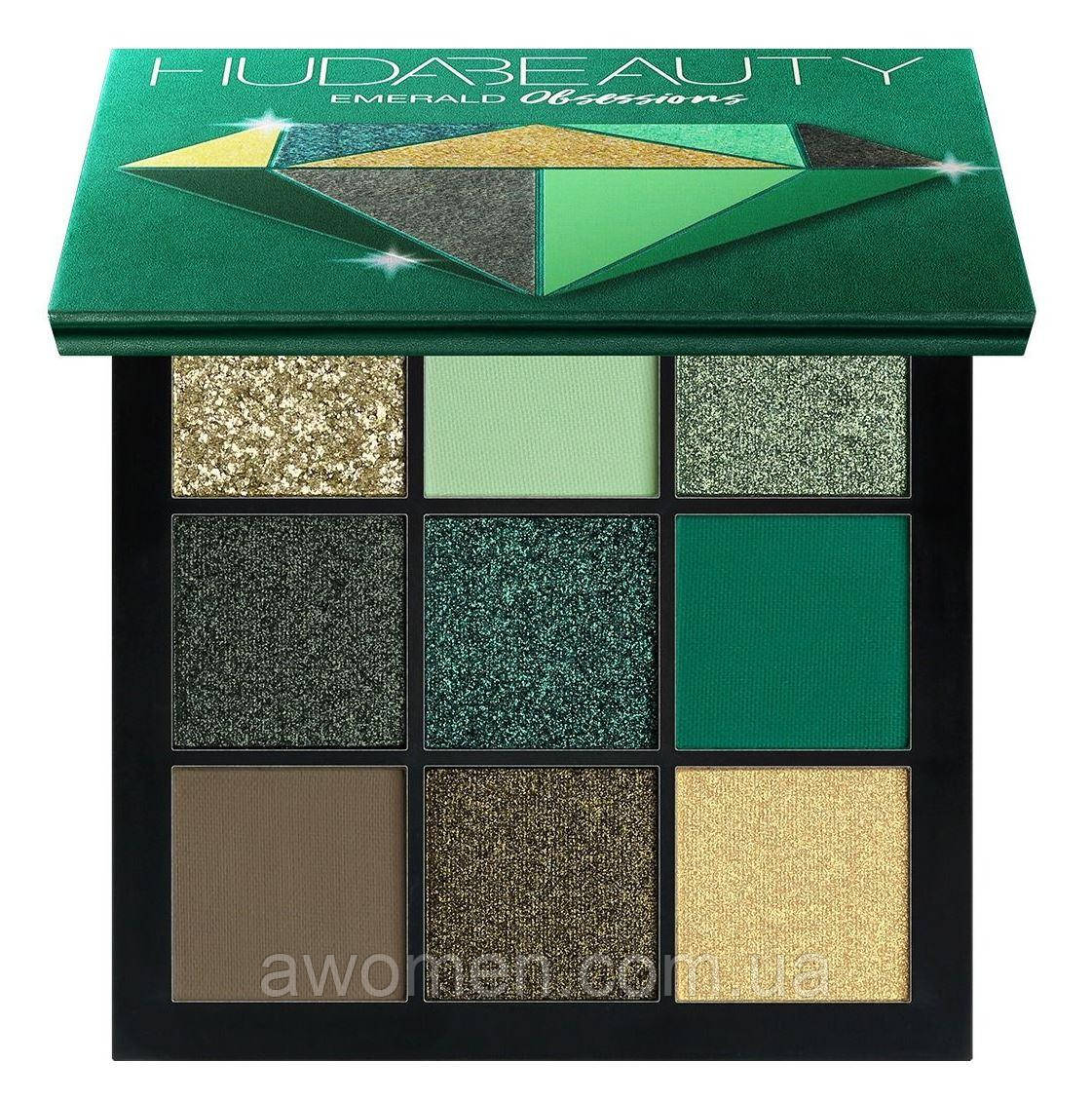 Тени Huda Beauty OBSESSIONS PALETTE (EMERALD), фото 1