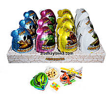 Яйце шоколадне пластикове Toy Egg Max Dinosaur 12 шт., 15 г (China)