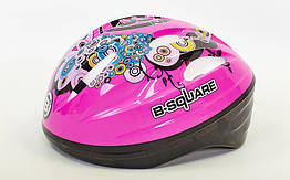 Шолом захисний дитячий B-Square B2-018 (EPS, PVC, р-р S-XL-50-58, кольори в асортименті)