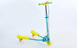 Самокат-трайк TRIKKE BUG 3-колір. склад. дет. TR-4502 -PU,d-130 мм,d-90 мм, h-80-90см, АВЕС-5)