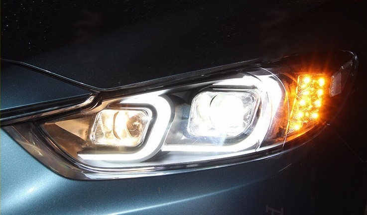 Передні фари Led тюнінг оптика Mazda 6 GJ, фото 1