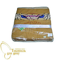 Простирадло махрове Око тигра, коричневий