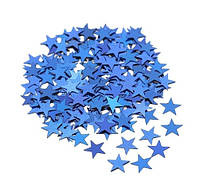 Конфетті Зірочки жорсткі 15 г 1 см синій