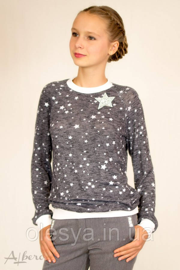 Джемпер трикотажний для дівчаток ТМ Albero 6017 Розміри 128, 140., фото 1
