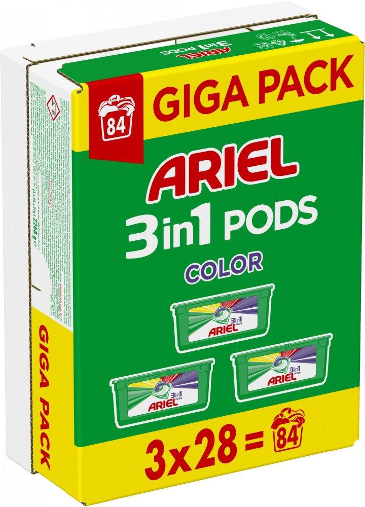 Капсули для прання кольорової білизни Ariel Color Pods 3 в 1 84 шт, фото 1