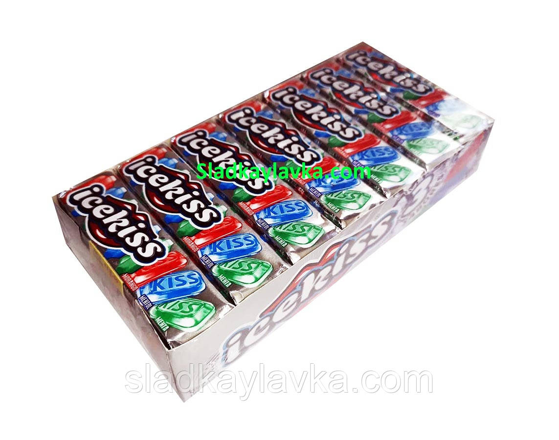Льодяники освіжні Ice Kiss 21 шт (Бразилія)