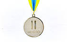 Медаль спортивна зі стрічкою WORTH d-6,5 см C-4520-6-5 (метал, d-6,5 см, 38g золото, срібло, бронза), фото 5