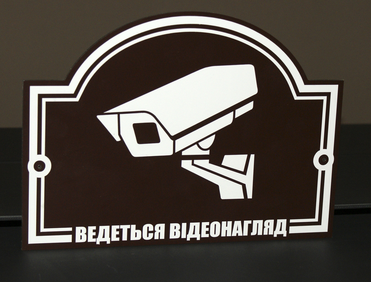 Металева Табличка "Відеонагляд"