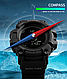 Skmei 1358 processor чорний чоловічий годинник із барометром - фото 7 - id-p798120944