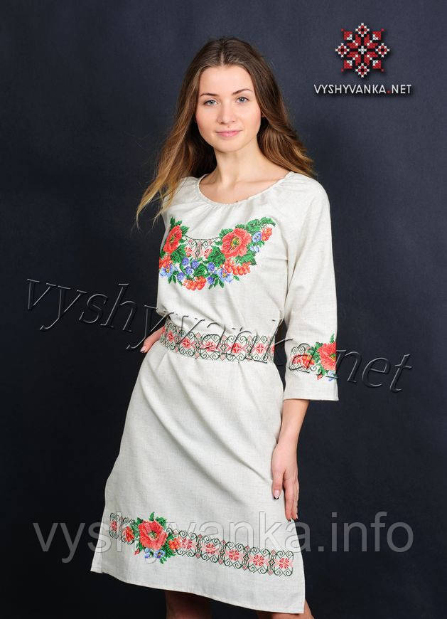 Сукня вишиванка в українському стилі, арт. 0074