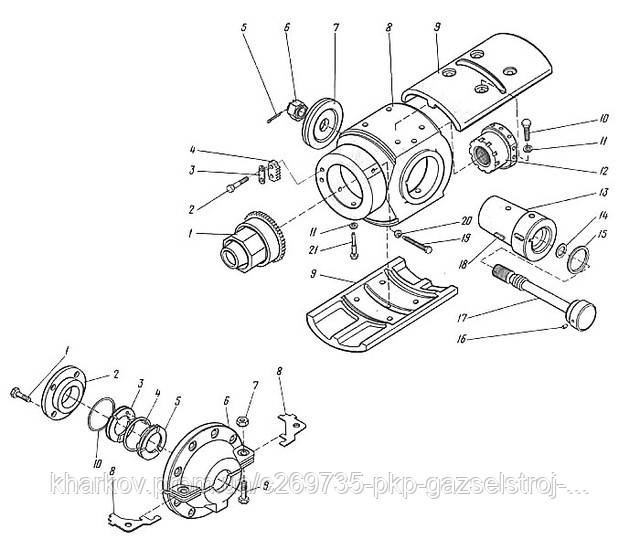 Крейцкопф Н466-2 для компресорів 2ВМ10-63/9, 4ВМ10-120/9, фото 1