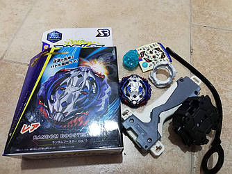 Дзига BEYBLADE Attack Vise Leopard B-118 Бейблейд Леопард Вибух 4 сезон з ручкою