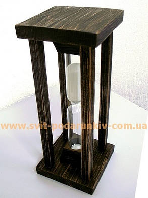 Дерев'яний пісочний годинник у стилі "Вестерн", фото 2