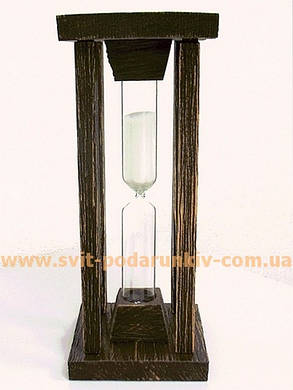 Дерев'яний пісочний годинник у стилі "Вестерн", фото 2
