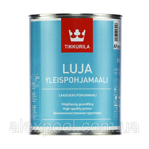 Tikkurila Luja ґрунтовка АР 0,9 л універсальна латексна ґрунтовка на акрилатній основі, Тиккуріла Луя ґрунт