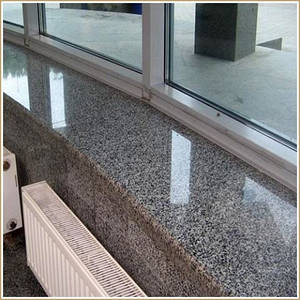 Підвіконник із граніту Grey Ukraine