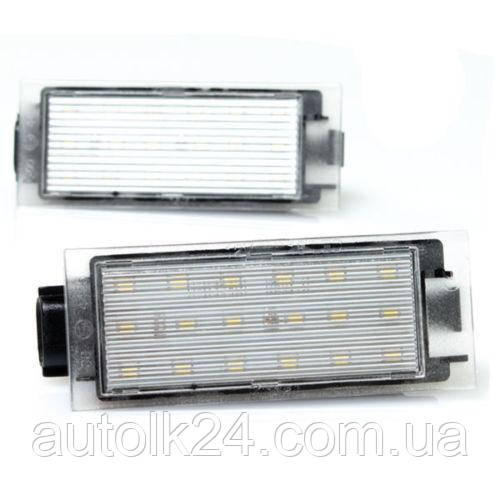 Штатна LED-підсвітка номера RENAULT Megane 2-3, Laguna 2-3, Clio 2-3, Espace 4