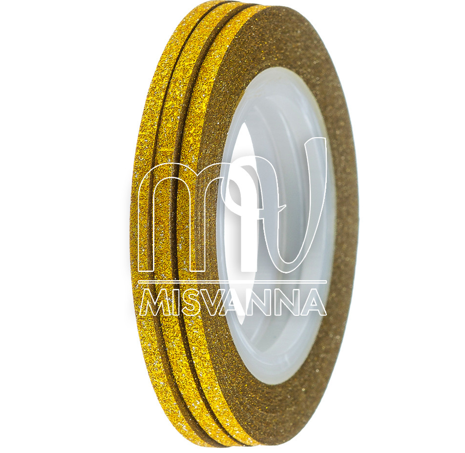 Стрічка-скотч для декору 2 мм, Т54 цукрова золото