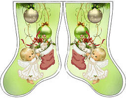 Новорічний чобіток непошита заготовка для вишивки СКВ-145 (Княгиня Ольга)