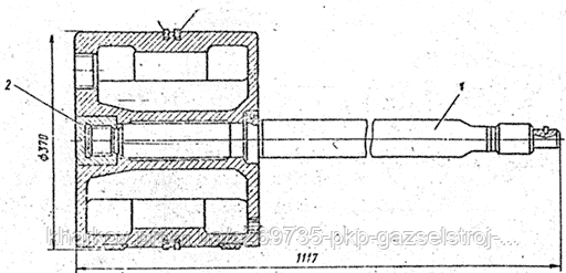 Поршень II-й щаблі на компресор 2ВМ10-50/8 і 4ВМ10-100/8, фото 1