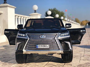 Дитячий джип Lexus LX570 12V18AH, підсвічування днів, підсвічування ніг, заряд для мобільного телефону