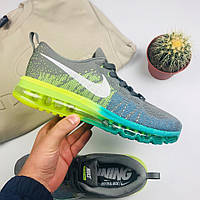 Кросівки Nike Air Flyknit Max 2014 "Gray/Green"