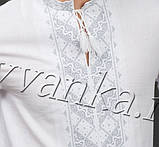 Українська вишиванка чоловіча "білим по білому", арт. 2070, фото 3