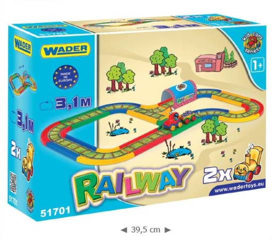 Дитяча залізниця 3,1 м Wader (51701), фото 1