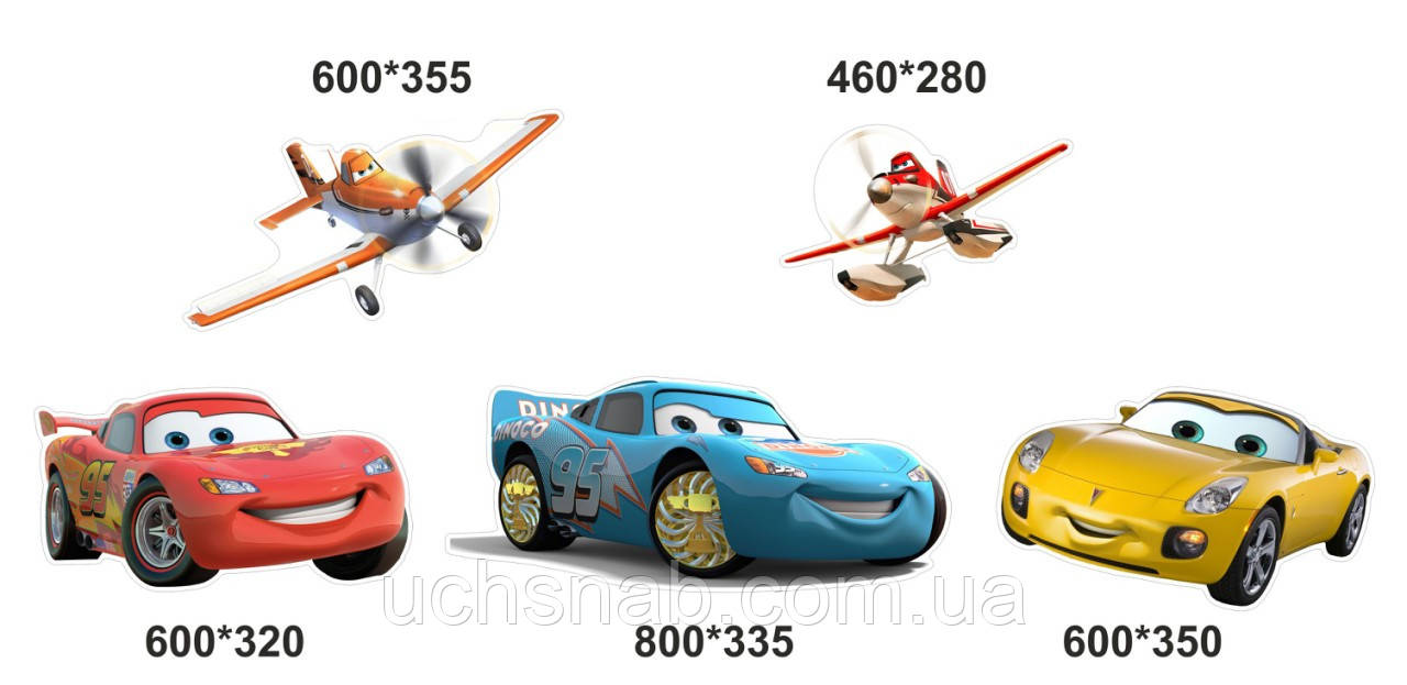 Стенди для початкових класів НУШ - Тачки та літаки, фото 1