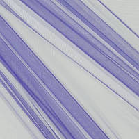 Тюль микро-сетка, однотонный, фиолетово-голубой