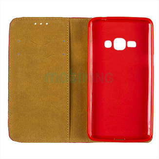 Чохол-книжка Goospery Canvas для Samsung Galaxy J7 2015 (J700) Red, фото 2