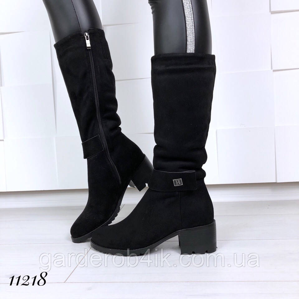 Женские сапожки зимние на каблуке купить недорого в Украине оптом и в ...