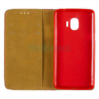 Чохол-книжка Goospery Canvas для Samsung Galaxy J4 2018 (J400) Red, фото 2