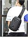 Стильний однолямковий рюкзак Arctic Hunter XB00080, вологозахищений, 5 л, фото 9