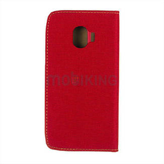 Чохол-книжка Goospery Canvas для Samsung Galaxy J6 2018 (J600) Red, фото 2